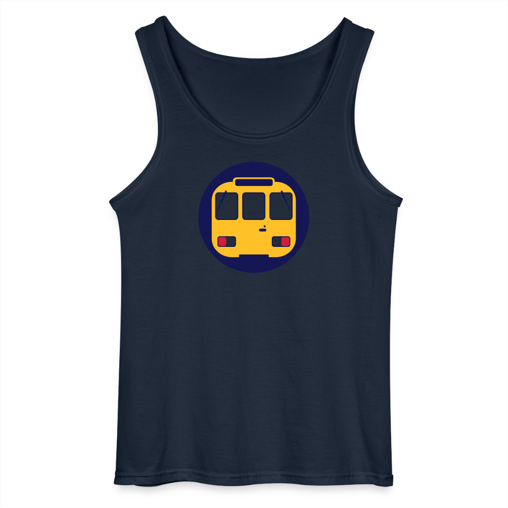 U-Bahntunnel - Männer Tank Top - Navy