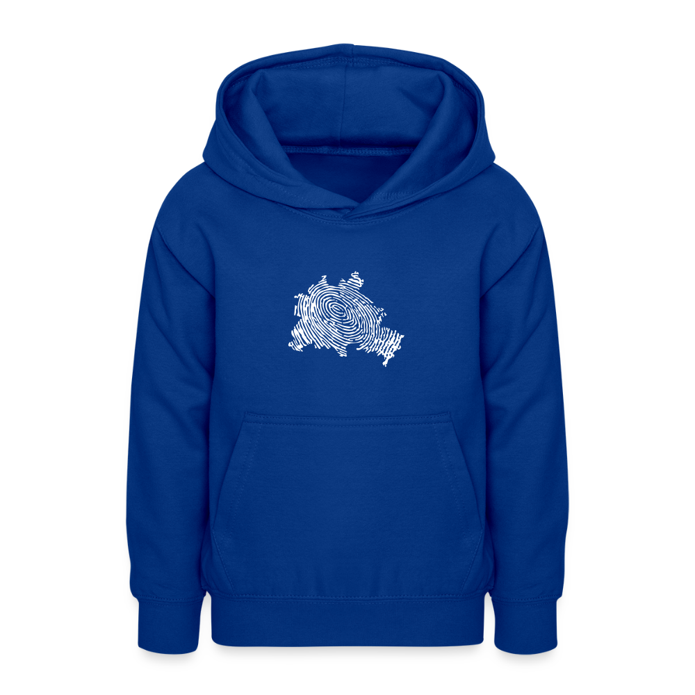 Berliner Finger - Teenager Hoodie - Royalblau