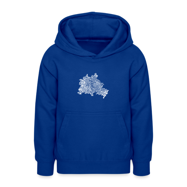 Berliner Finger - Teenager Hoodie - Royalblau
