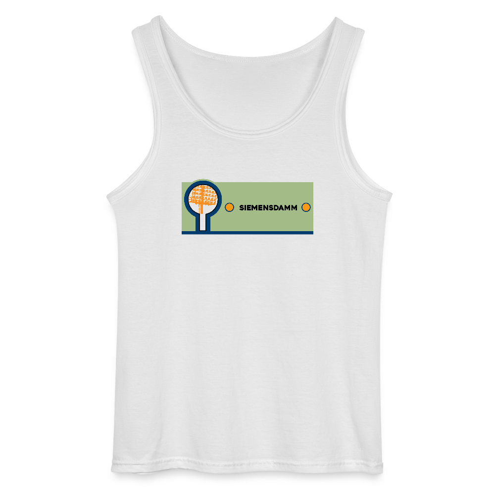 Siemensdamm - Männer Tank Top - Weiß
