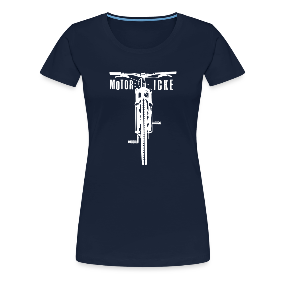 Motor icke - Frauen Premium T-Shirt - Navy