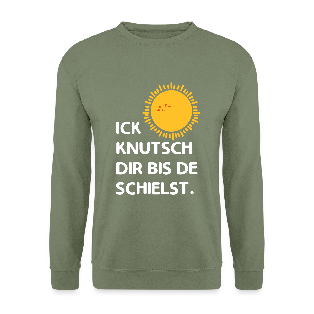 Ick knutsch dir Sonne! - Unisex Pullover - Armeegrün