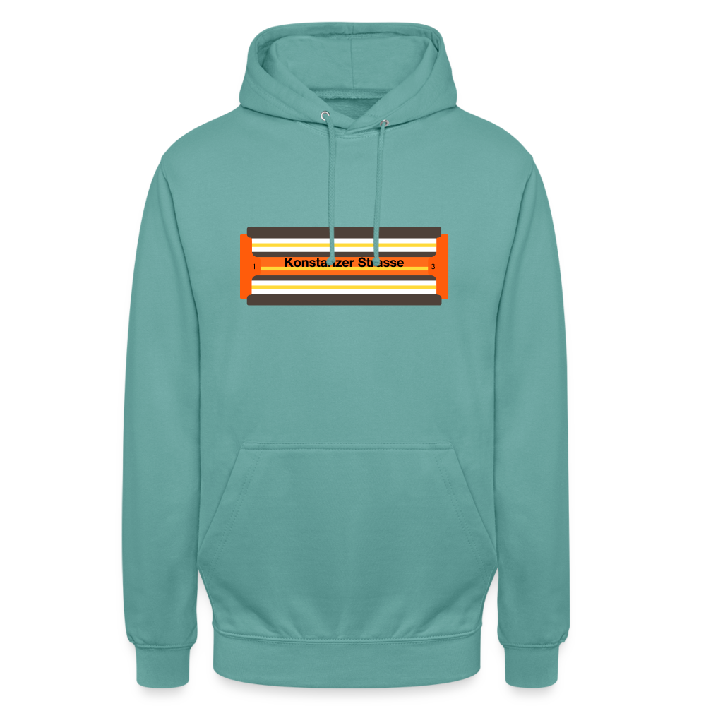 Konstanzer Strasse - Unisex Hoodie - Pastelltürkis