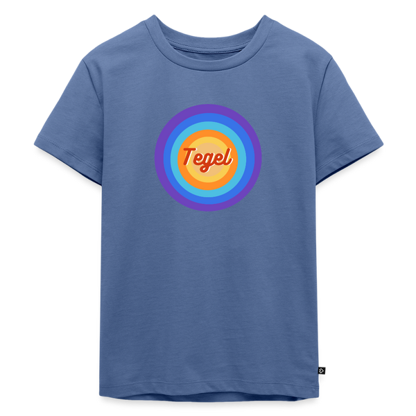 Tegel Retro - Kinder Premium T-Shirt - Taubenblau