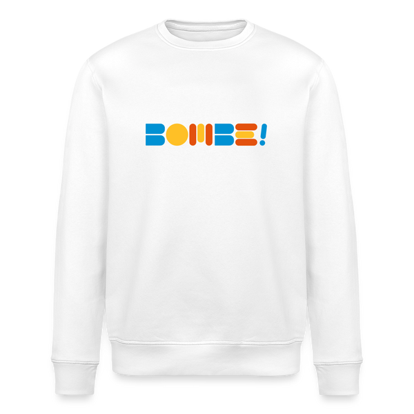 Bombe! - Unisex Bio Sweatshirt - Weiß