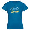 Nur'n kleenet Bisschen Drama - Frauen Premium T-Shirt - Antikblaues Saphir meliert