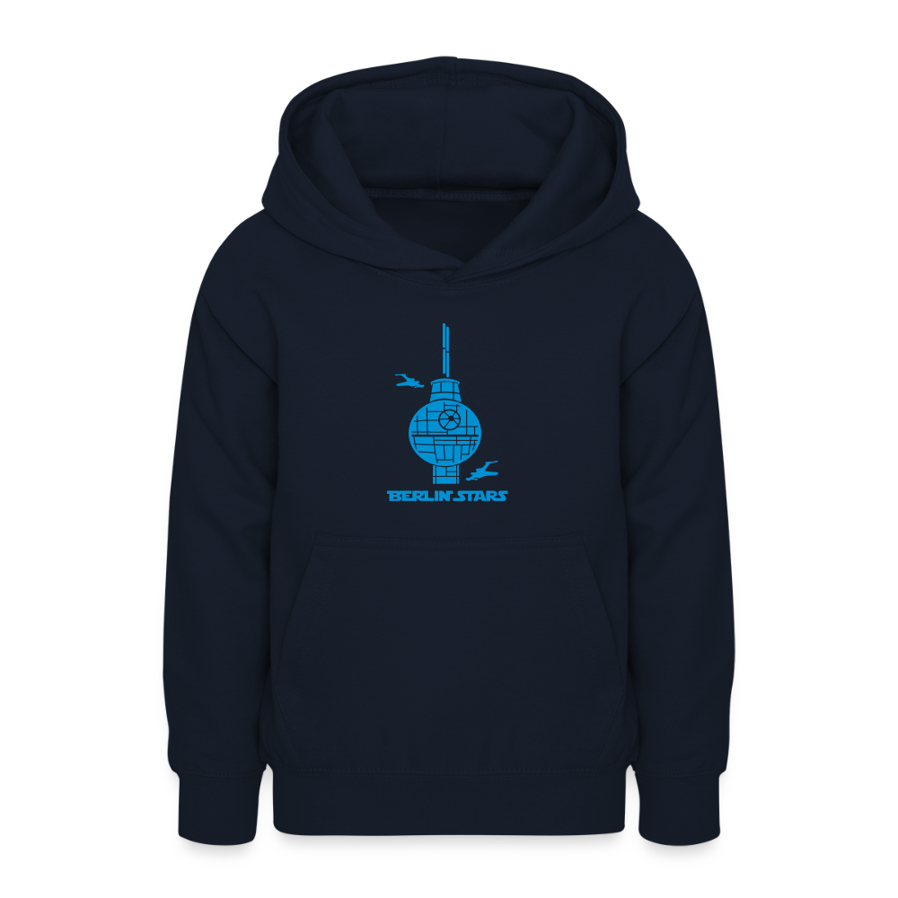 Berlin Stars - Blau - Teenager Hoodie - Navy