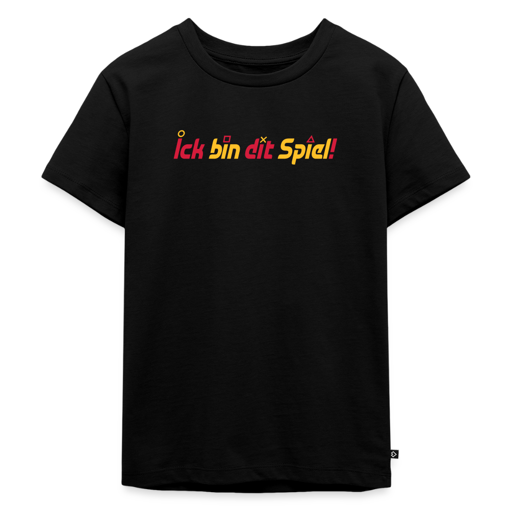 Ick bin dit Spiel! - Kinder Premium T-Shirt - Schwarz