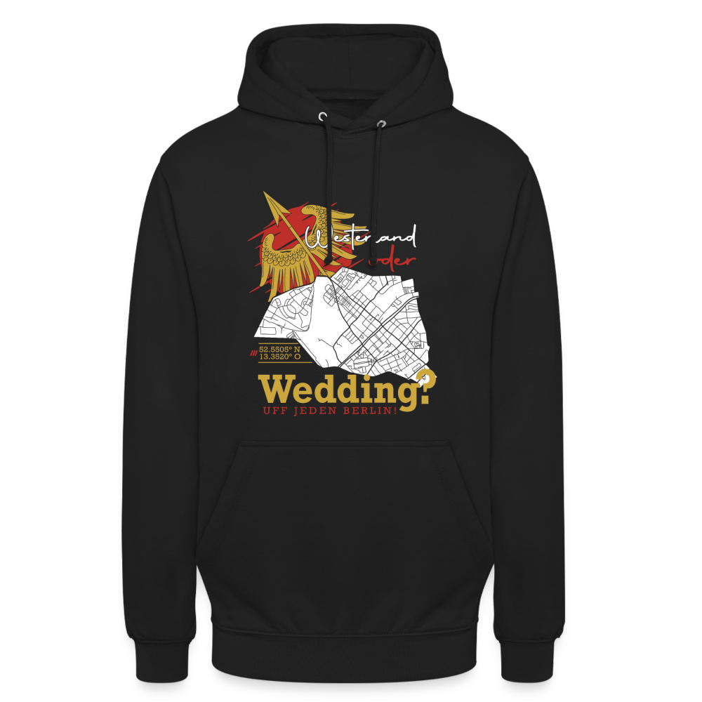 Westerland oder Wedding - Unisex Hoodie - Schwarz