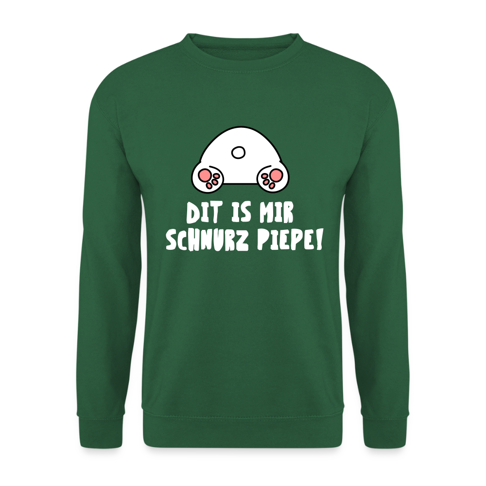 Dit is mir Schnurz Piepe - Unisex Pullover - Grün