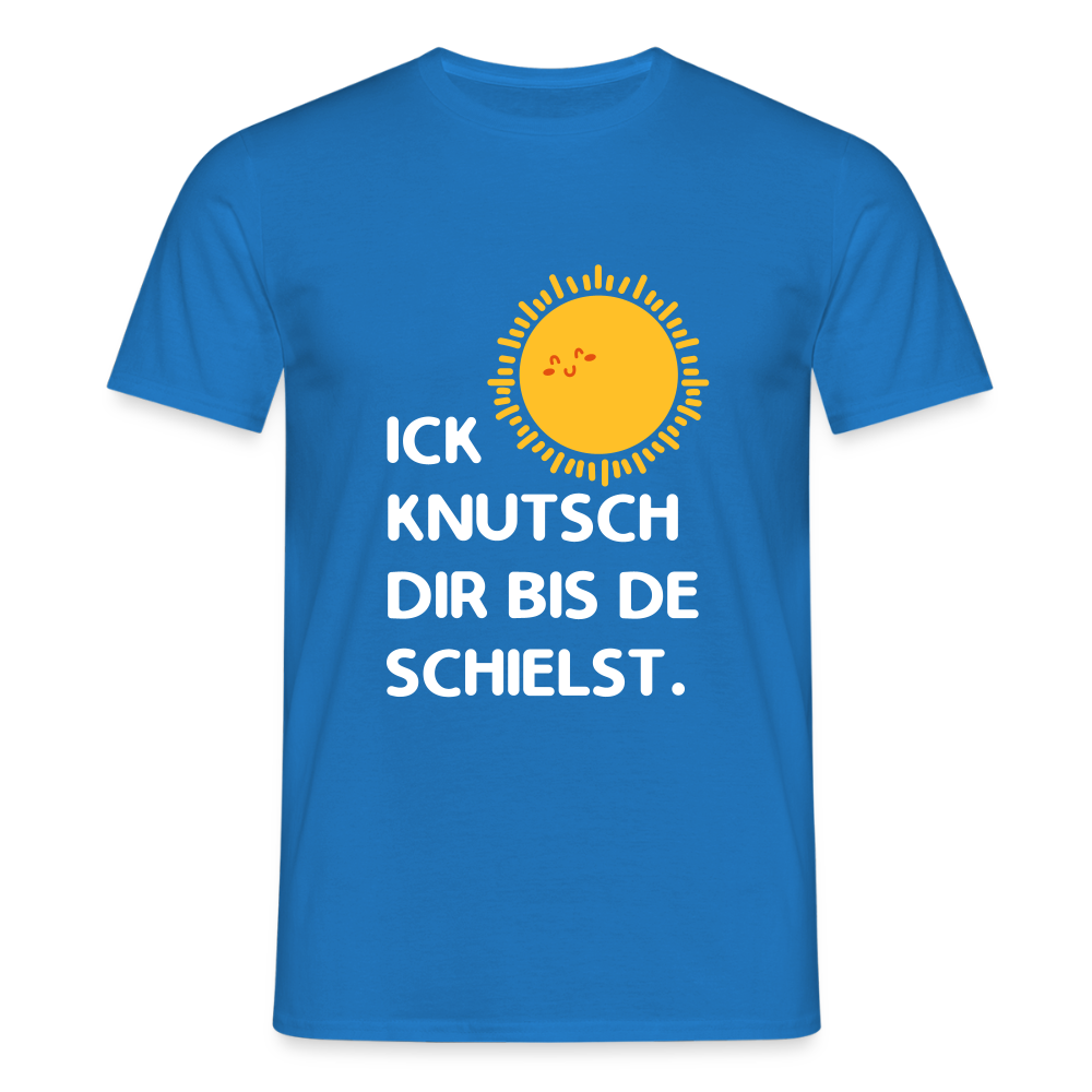 Ick knutsch dir Sonne! - Männer Premium T-Shirt - Royalblau