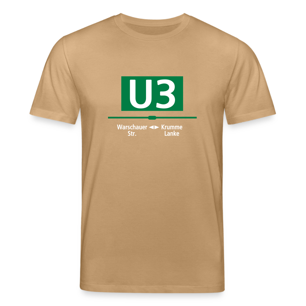 U3 - Unisex Bio T-Shirt - Karamell