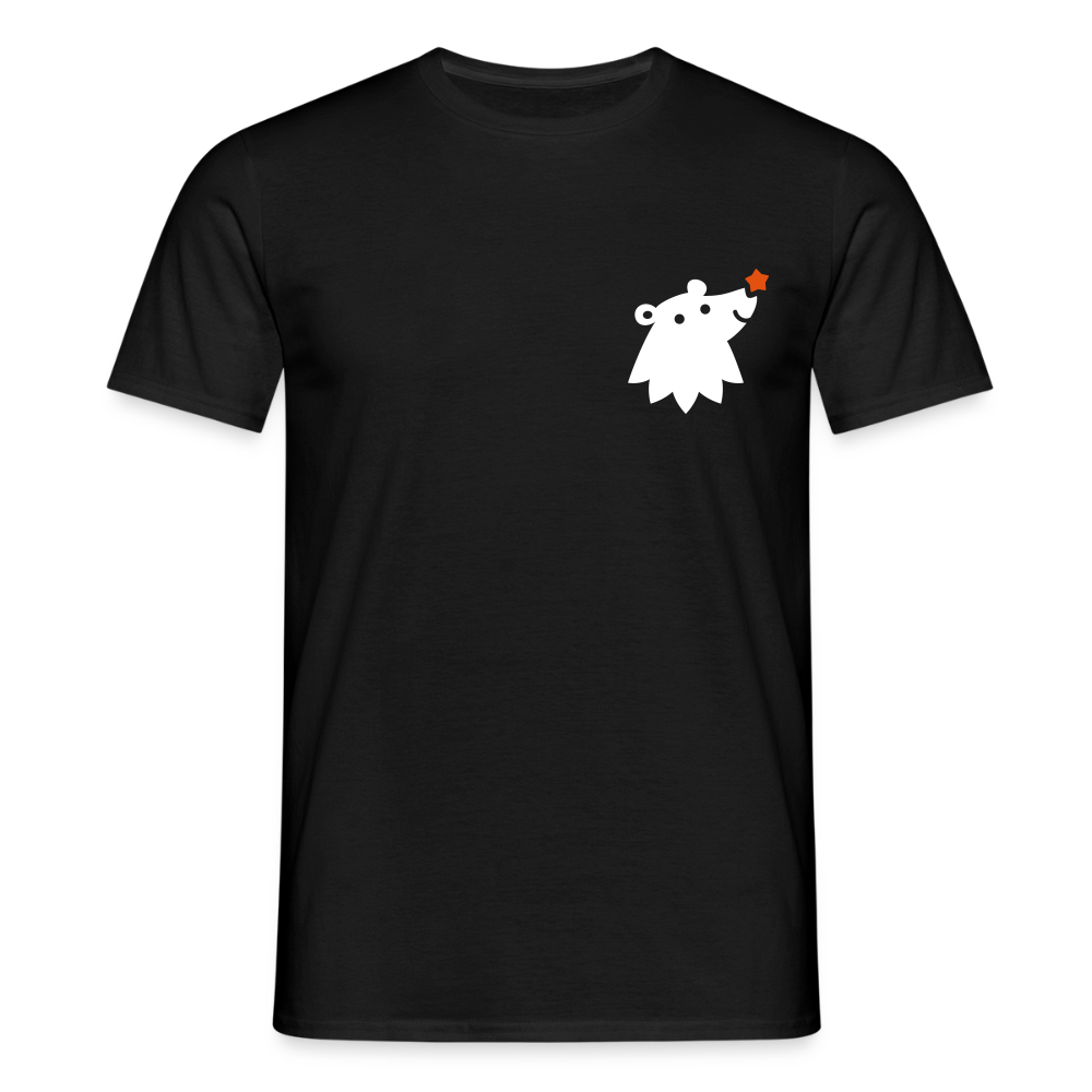Schnauze Bär - Männer Premium T-Shirt - Schwarz