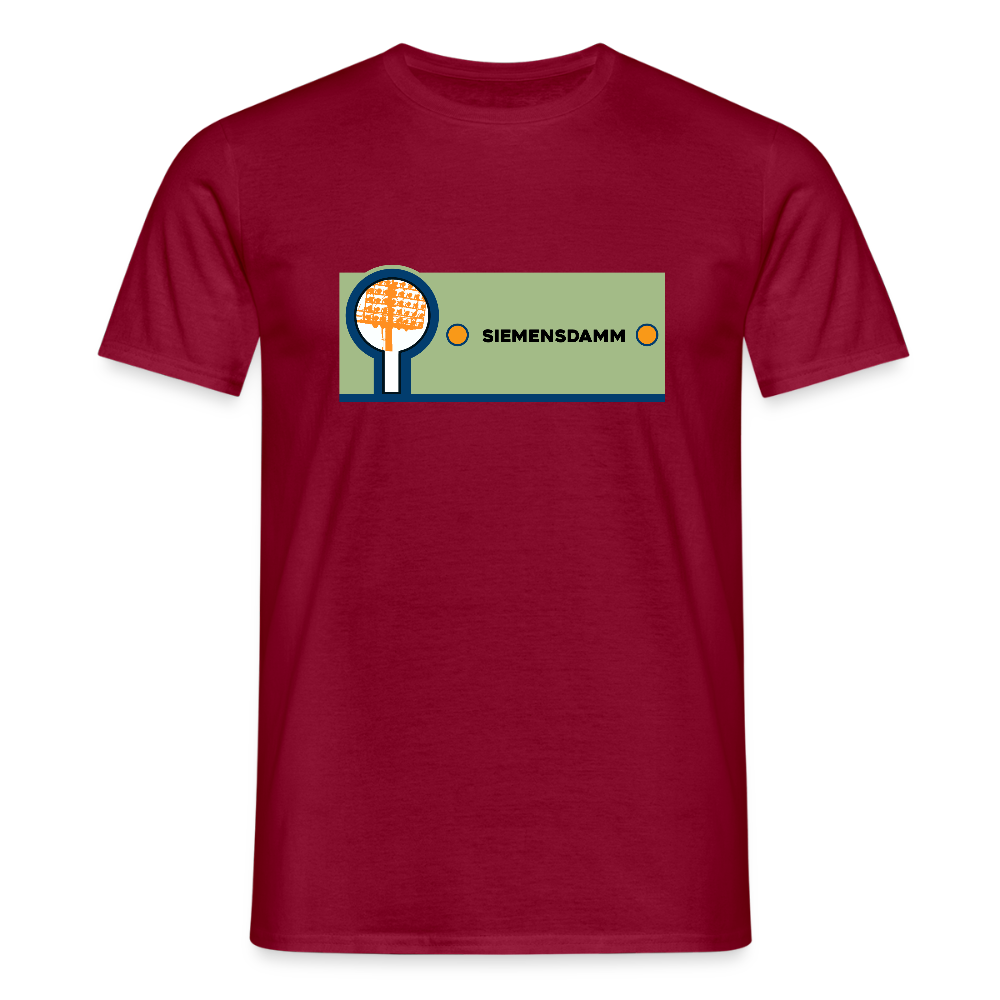 Siemensdamm - Männer Premium T-Shirt - Ziegelrot
