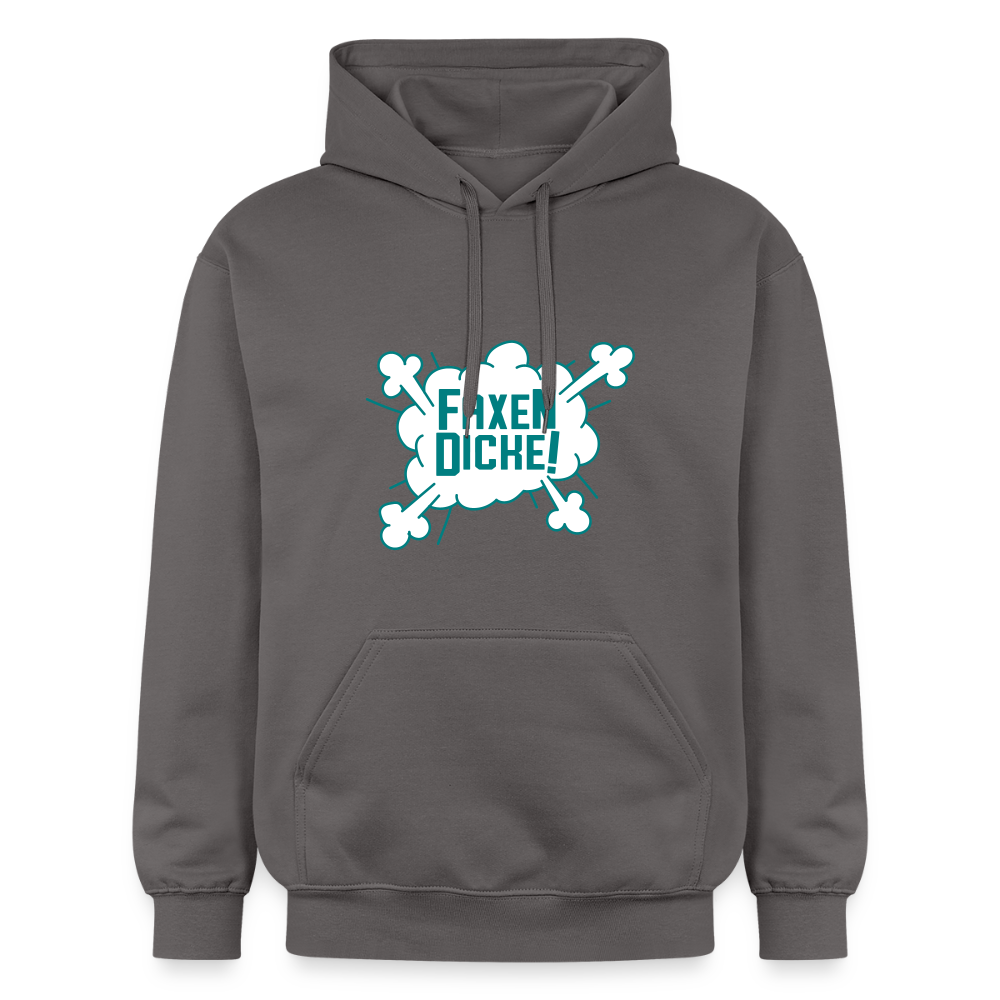 Faxen Dicke! - Hoodie - Dunkelgrau