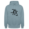 Mo le cule Man - Unisex Hoodie - Nebelblau