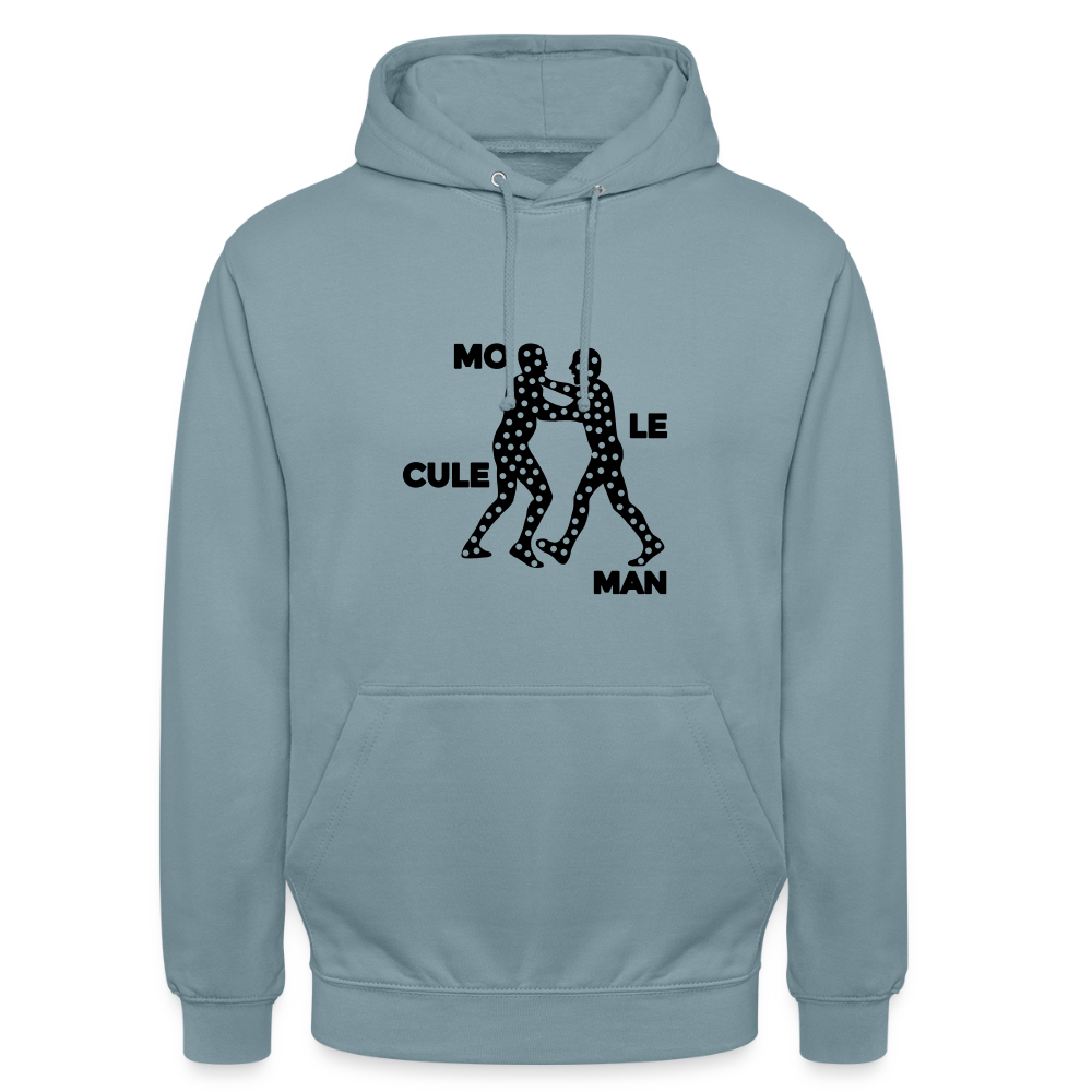 Mo le cule Man - Unisex Hoodie - Nebelblau