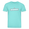 Uffjepasst! - Unisex Bio T-Shirt - Poolblau