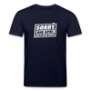 Sorry, ick bin spät. Hatte keen Bock. - Unisex Bio T-Shirt - Navy