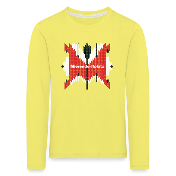 Mierendorffplatz - Kinder Langarmshirt - Gelb