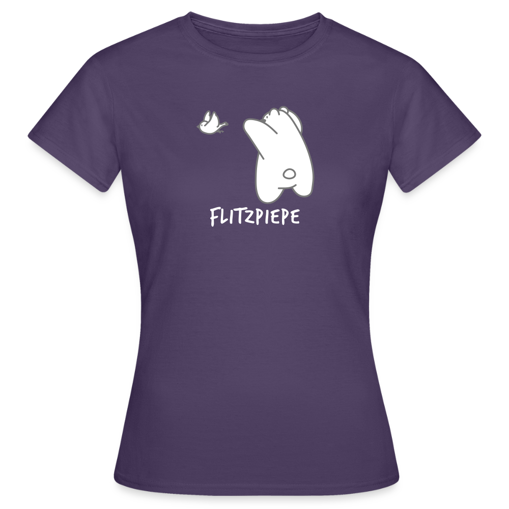 Flitzpiepe - Frauen Premium T-Shirt - Dunkellila