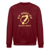 Dit Wees Ick Ooch Nich - Unisex Bio Sweatshirt - Burgunderrot