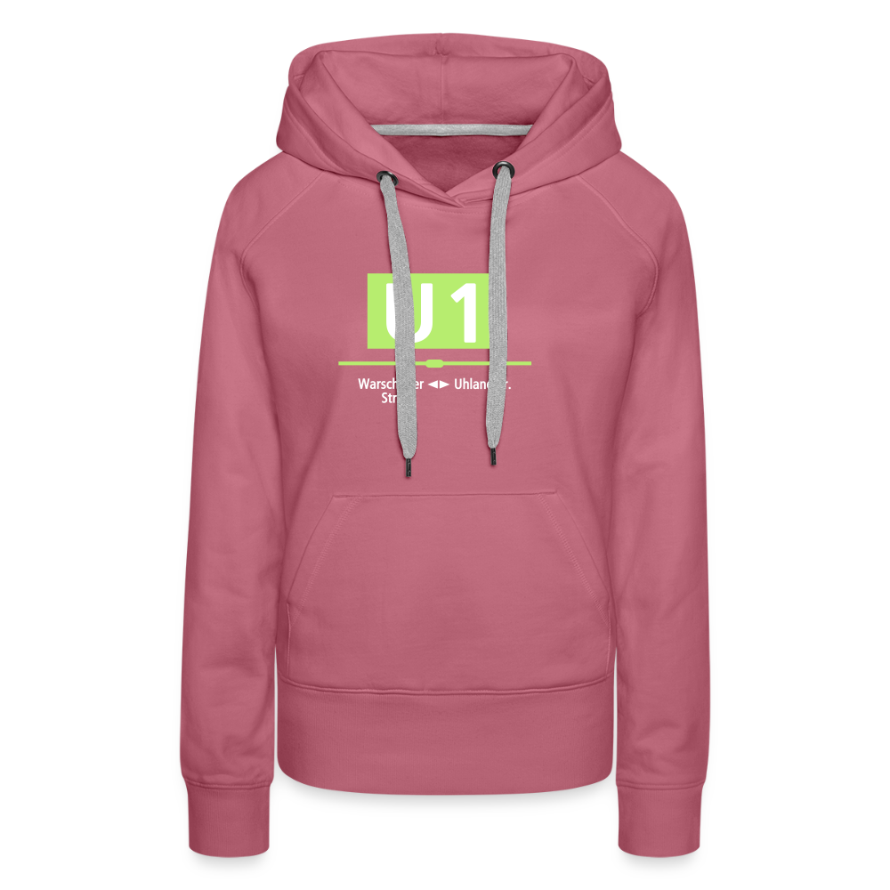 U1 - Frauen Premium Hoodie - Malve