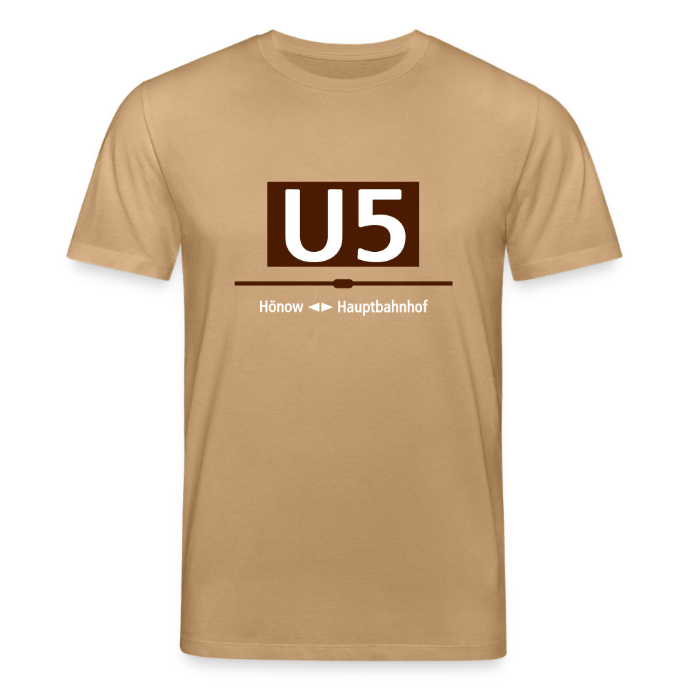 U5 - Unisex Bio T-Shirt - Karamell