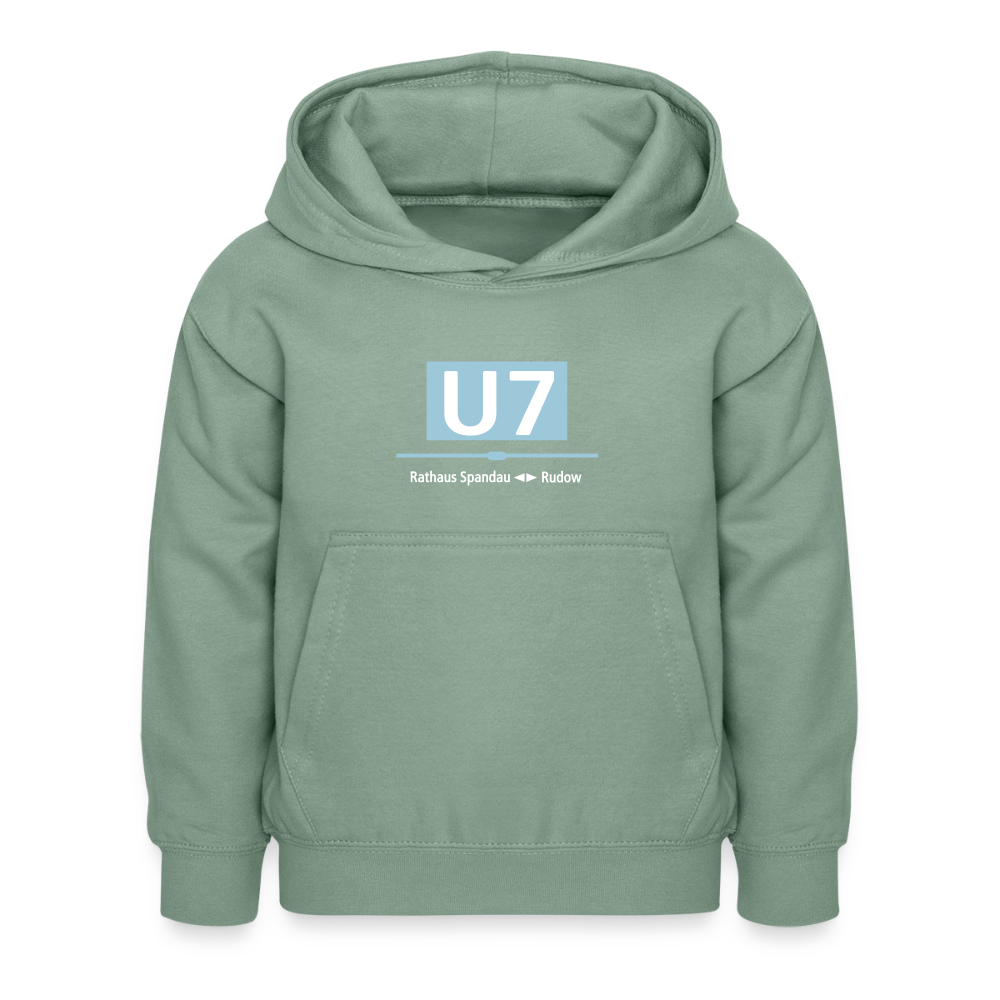 U7 - Kinder Hoodie - Graugrün