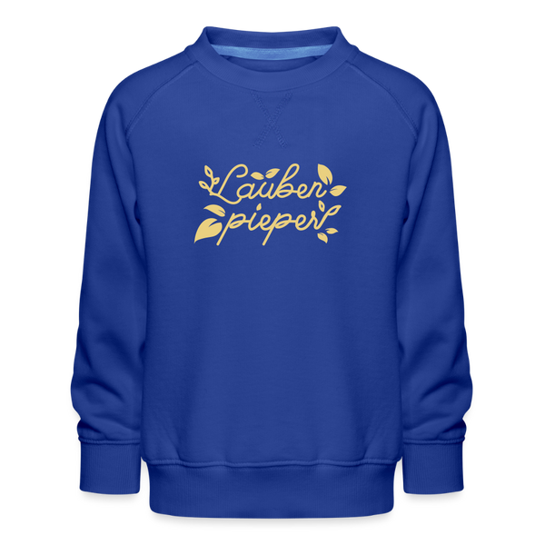 Lauben pieper - Kinder Premium Sweatshirt - Royalblau