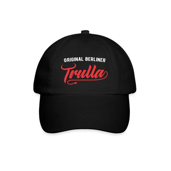 Trulla - Baseball Cap - Schwarz/Schwarz