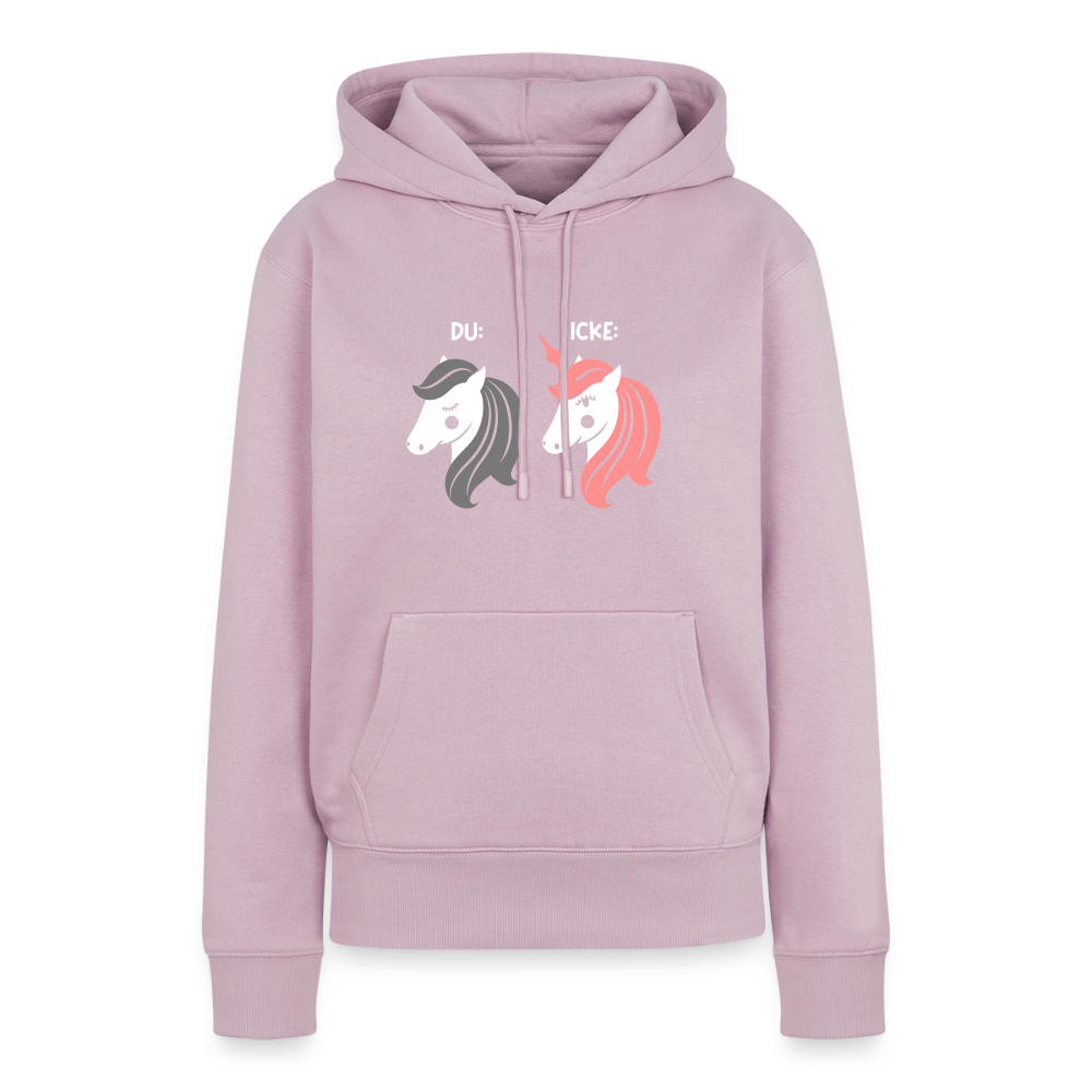 Berliner Einhorn - Frauen Premium Hoodie - Altrosa