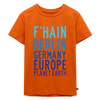 F'hain - Planet Earth - Kinder Premium T-Shirt - Orange