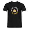 Keen Ding für'n King - Männer Premium T-Shirt - Schwarz