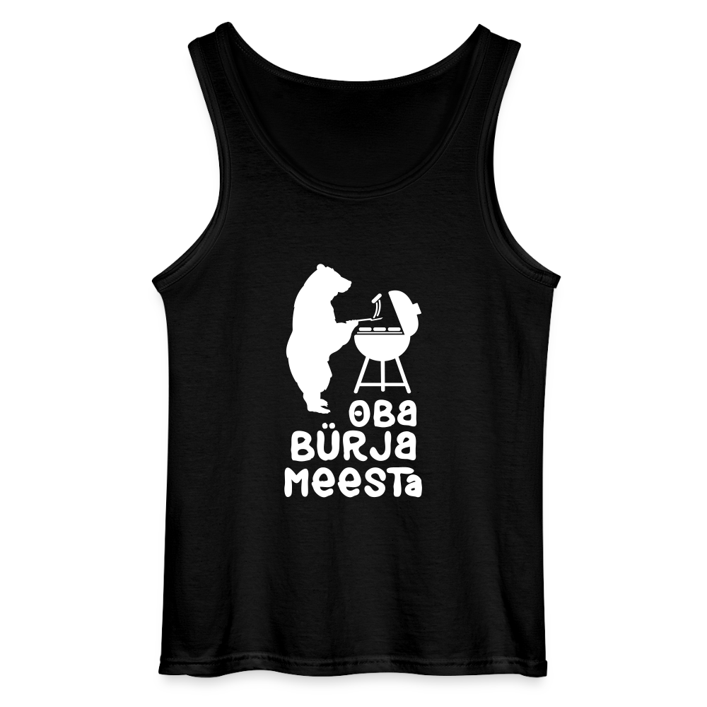 Bürjameesta - Männer Tank Top - Schwarz