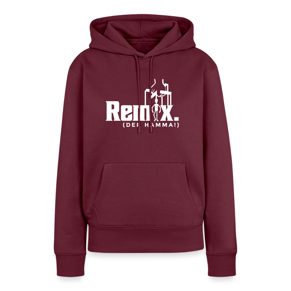 Remix. - Frauen Premium Hoodie - Burgunderrot