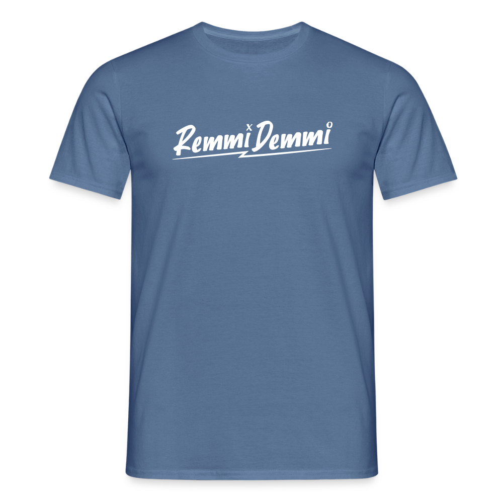 Remmi Demmi - Männer Premium T-Shirt - Taubenblau