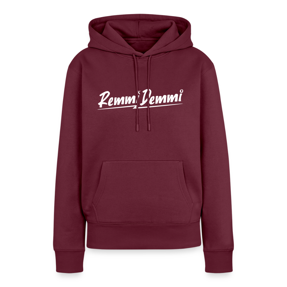 Remmi Demmi - Frauen Premium Hoodie - Burgunderrot