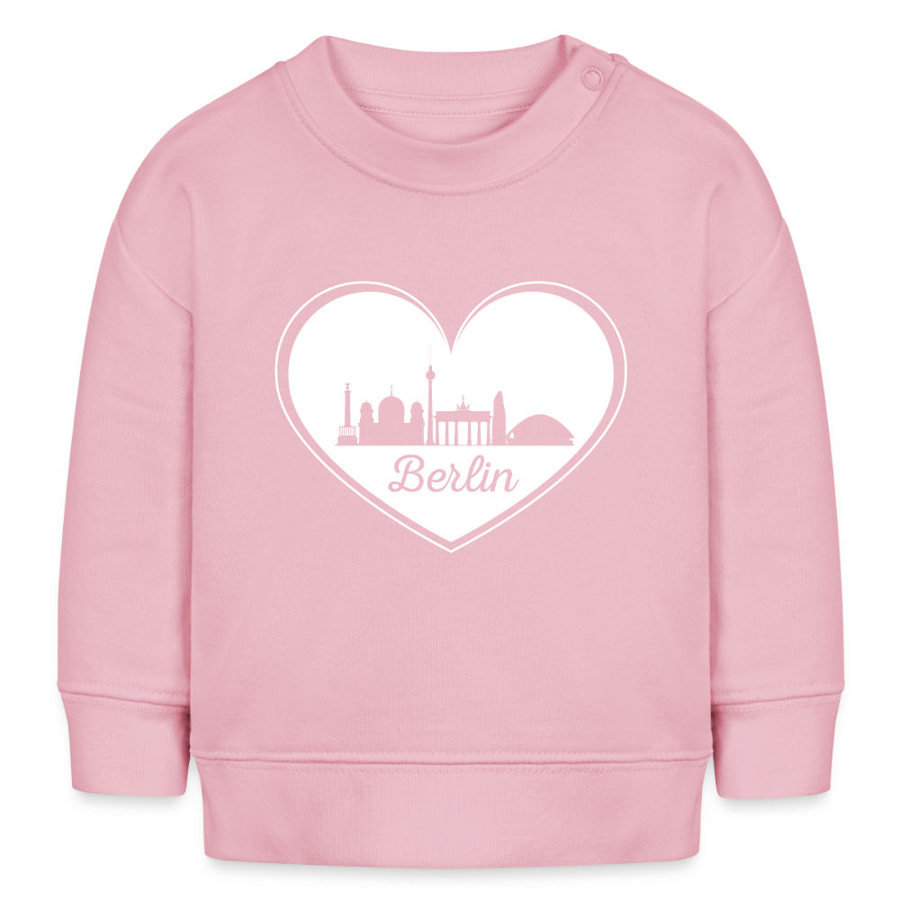 I love Berlin weiß - Baby Bio Pullover - Hellrosa