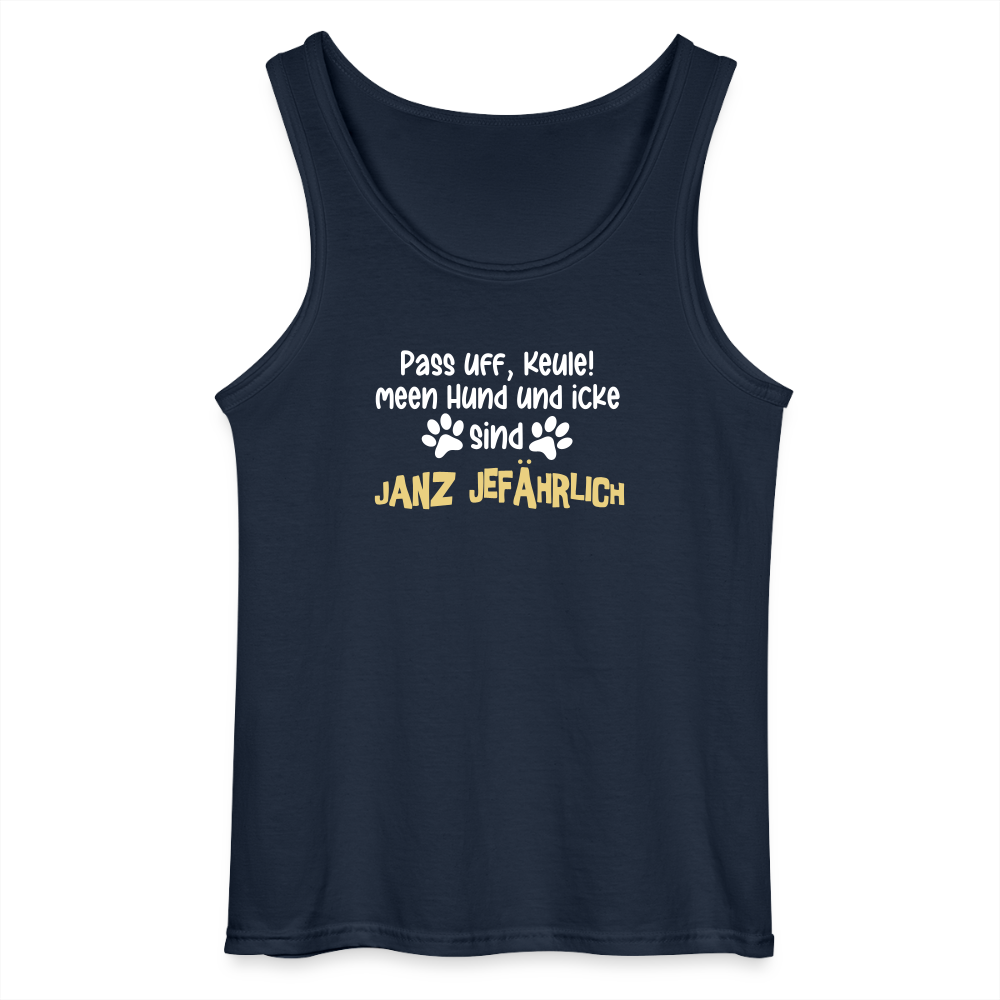 Janz Jefährlich - Männer Tank Top - Navy