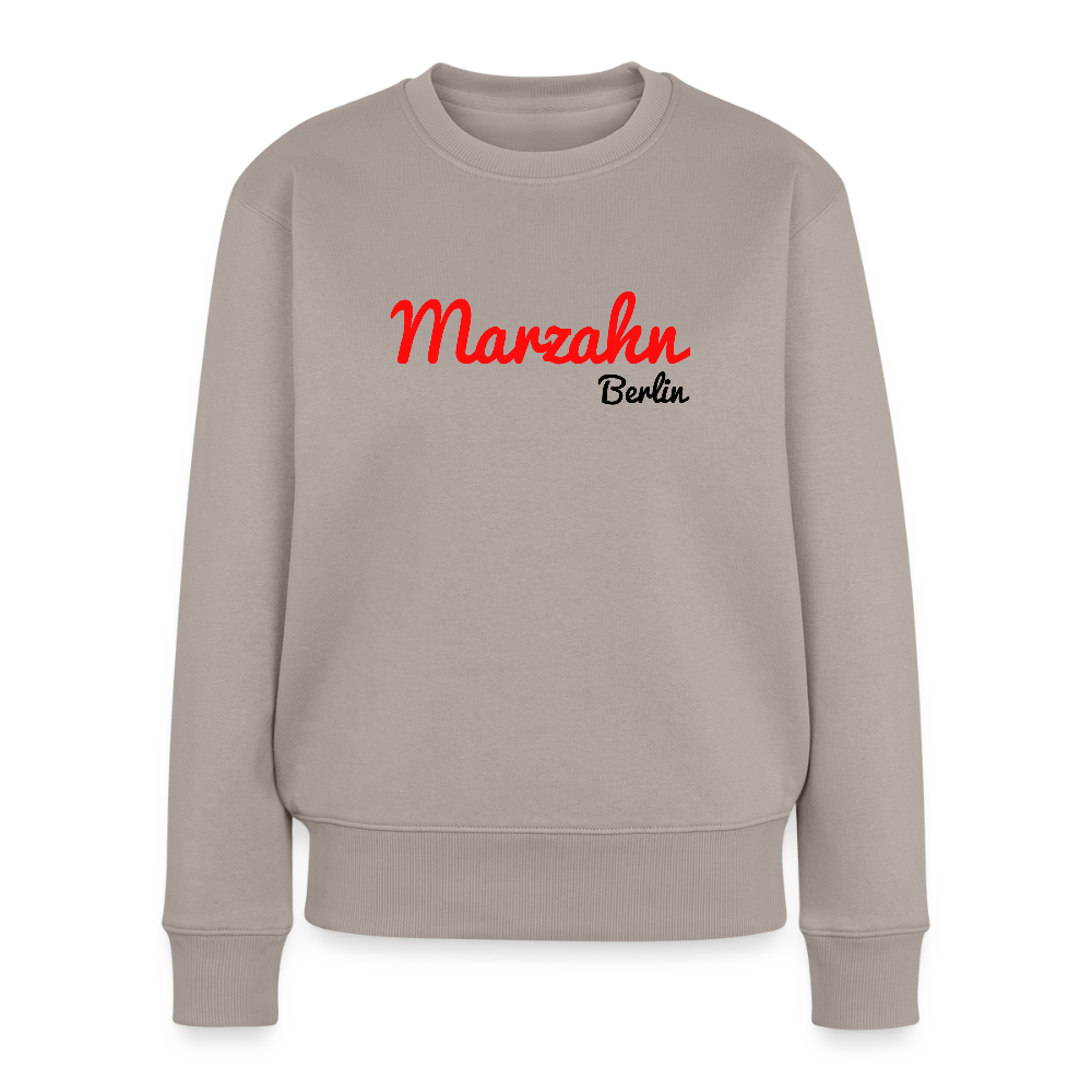 Marzahn Berlin - Frauen Premium Pullover - Taupe