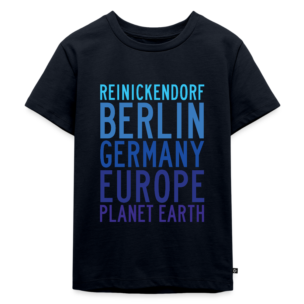 Reinickendorf Planet Earth - Kinder Premium T-Shirt - Navy