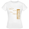 Carillon mit Wolken - Frauen Premium T-Shirt - Weiß