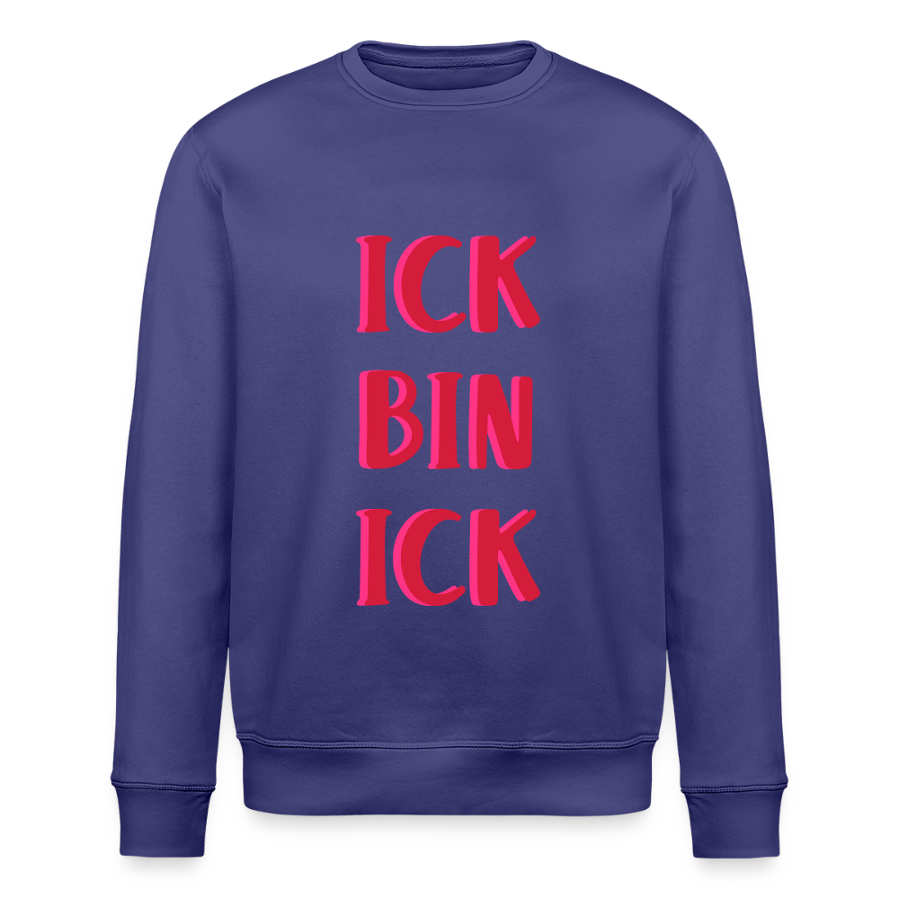 Ick bin Ick! - Unisex Bio Sweatshirt - Dämmerung