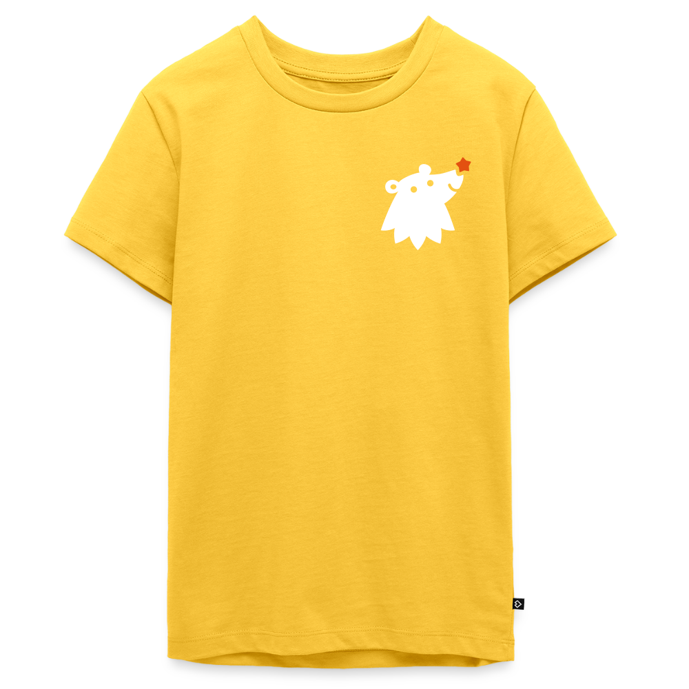 Schnauze Bär - Teenager Premium T-Shirt - Gelb