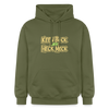 Keen Bock uff Heck Meck - Hoodie - Militärgrün