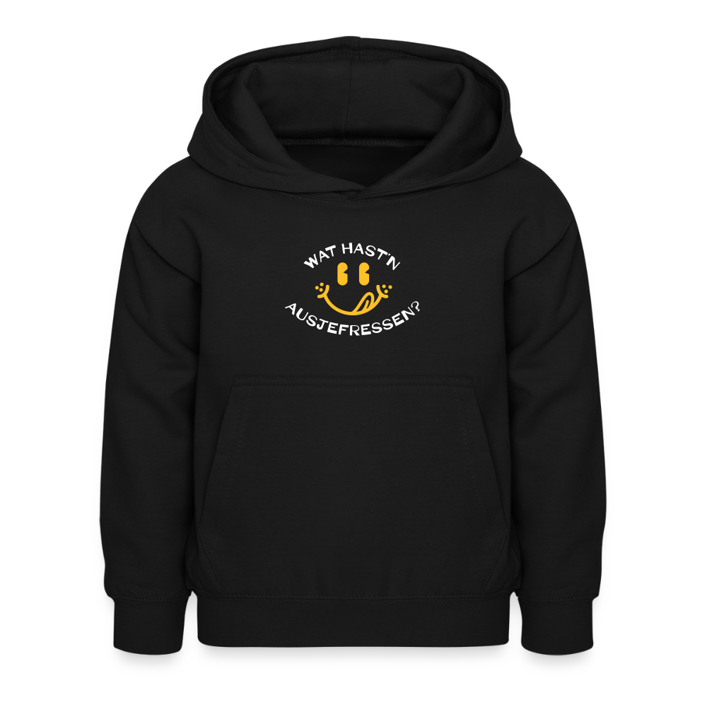 Wat Hast’n Ausjefressen - Kinder Hoodie - Schwarz