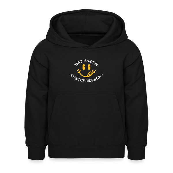 Wat Hast’n Ausjefressen - Kinder Hoodie - Schwarz