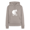 Fahrradbär - Frauen Premium Hoodie - Taupe