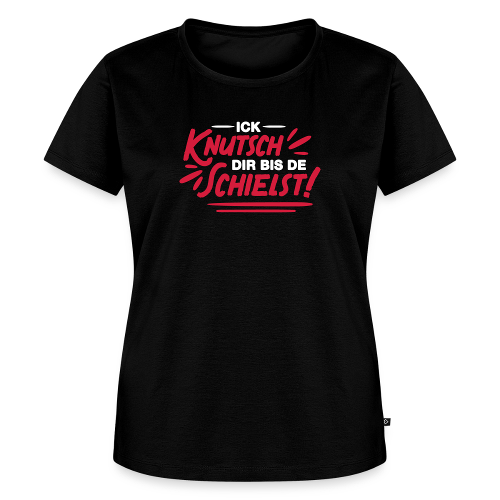 Ick knutsch dir! - Frauen Premium T-Shirt - Schwarz